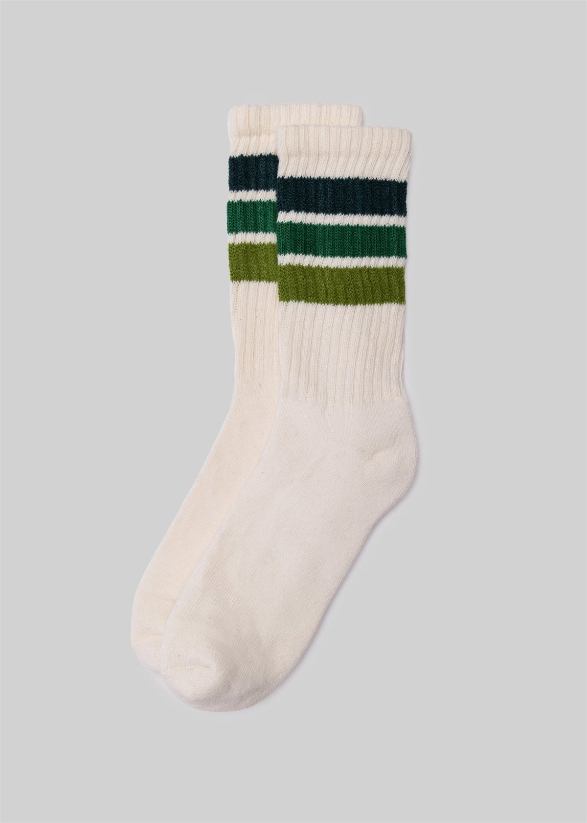 American Trench Retro Birthday Stripe Sock, Forest