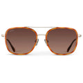 WMP Eyewear Gia polarized cat-eye sunglasses in sunset tortoise