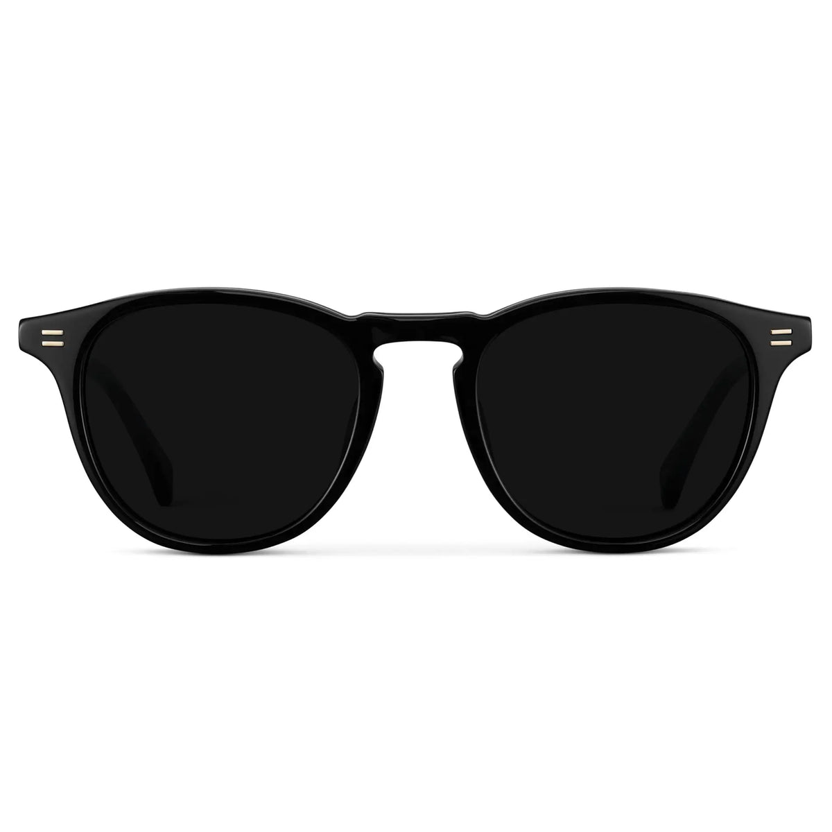 WMP Eyewear Cameron polarized sunglasses in black with triple black lens