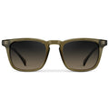 WMP Eyewear Grant rectangular polarized sunglasses in khaki green