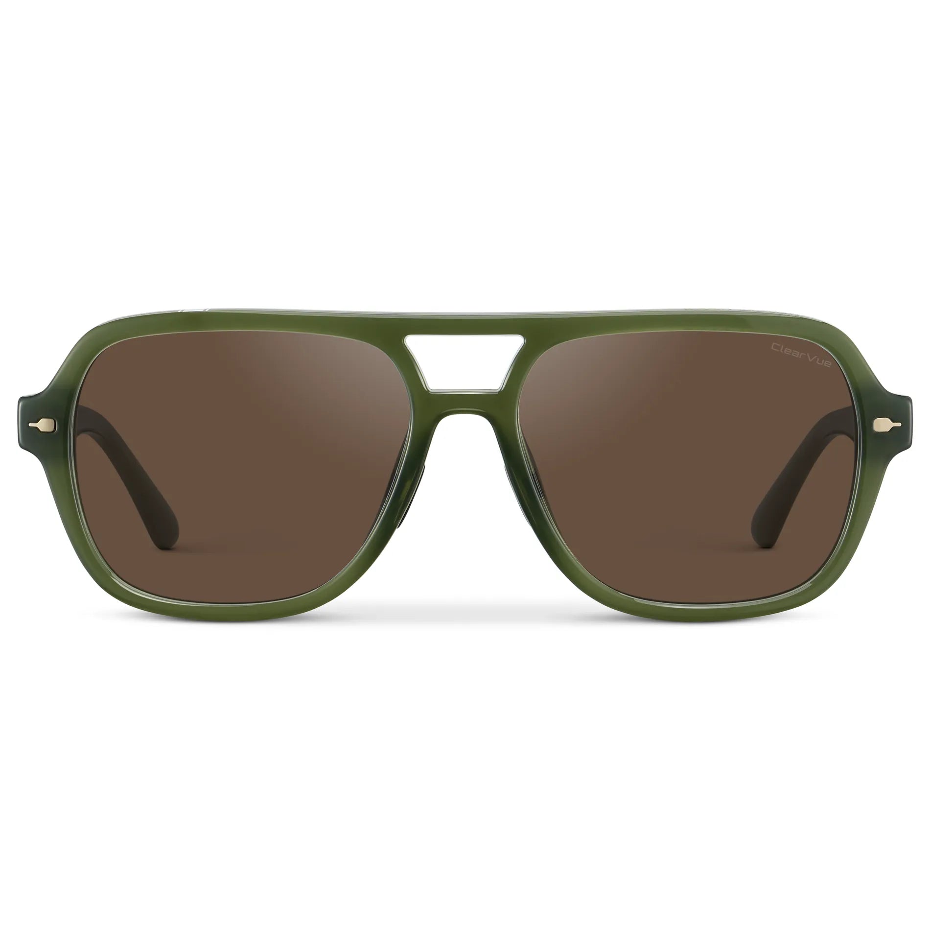 WMP Eyewear Rally polarized sunglasses in olive green