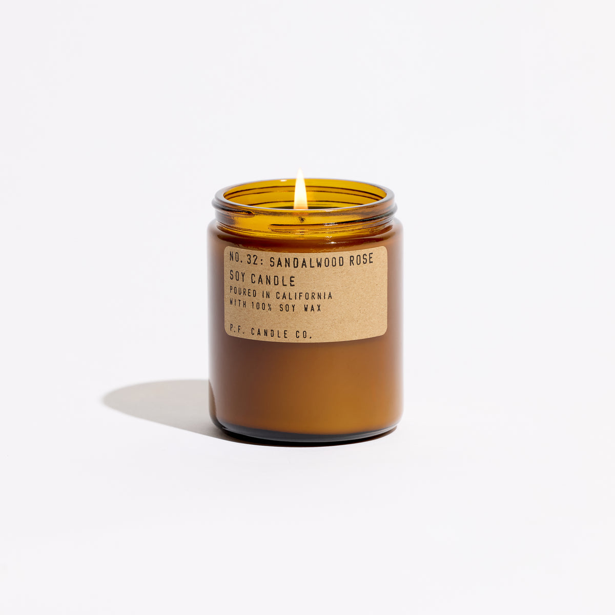 P.F. Candle Co. Sandalwood Rose standard soy candle