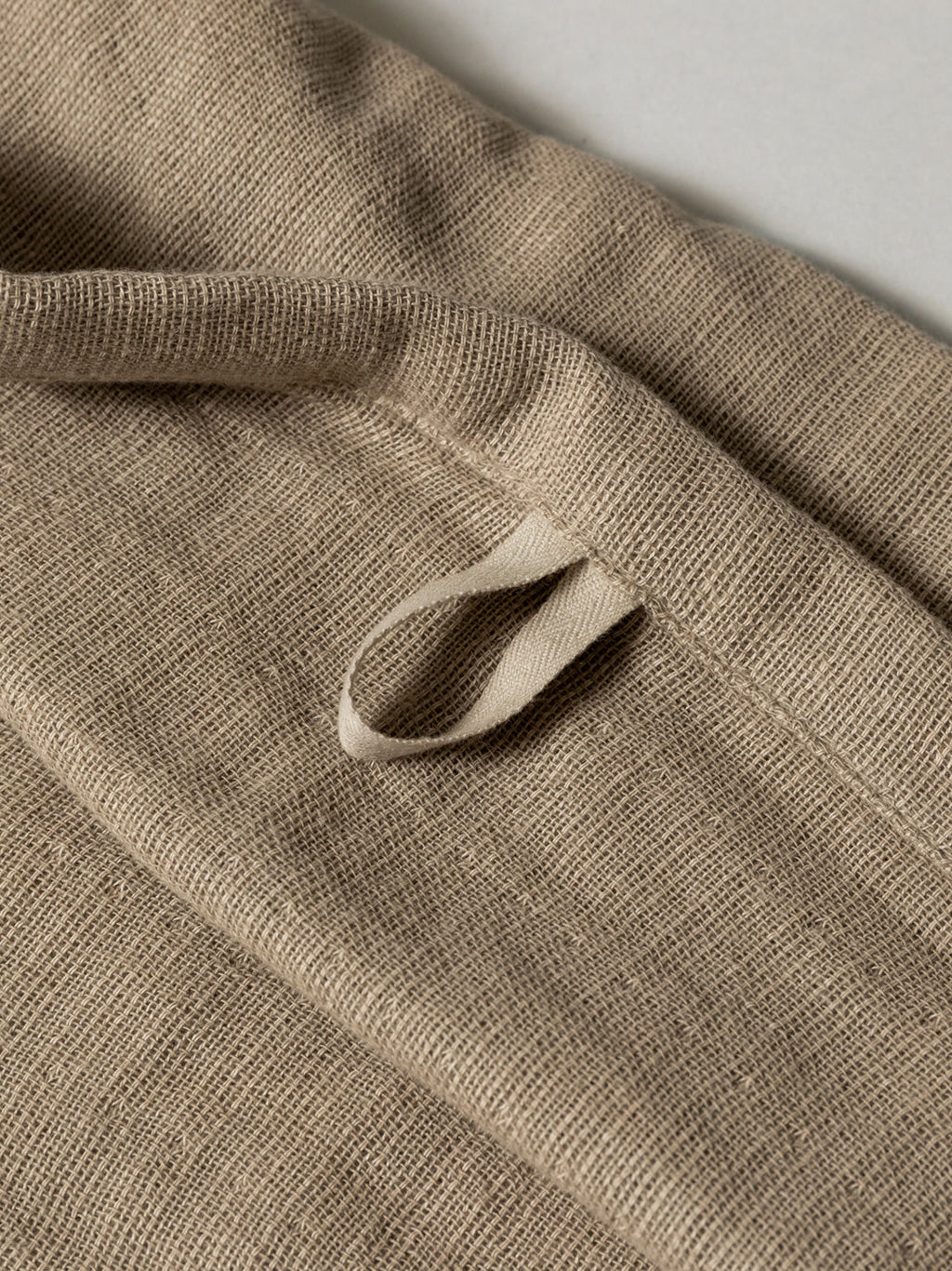Morihata 2.5-Ply Gauze Kitchen Towel, Beige, folded
