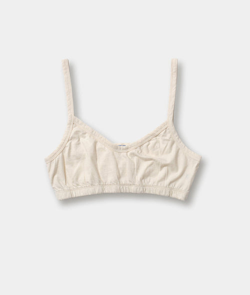 Industry of All Nations organic cotton bralette, undyed