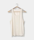 Industry of All Nations pique tank, undyed organic cotton